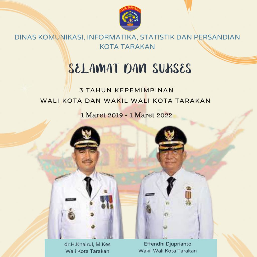 Selamat Dan Sukses 3 Tahun Kepemimpinan DKISP Tarakan