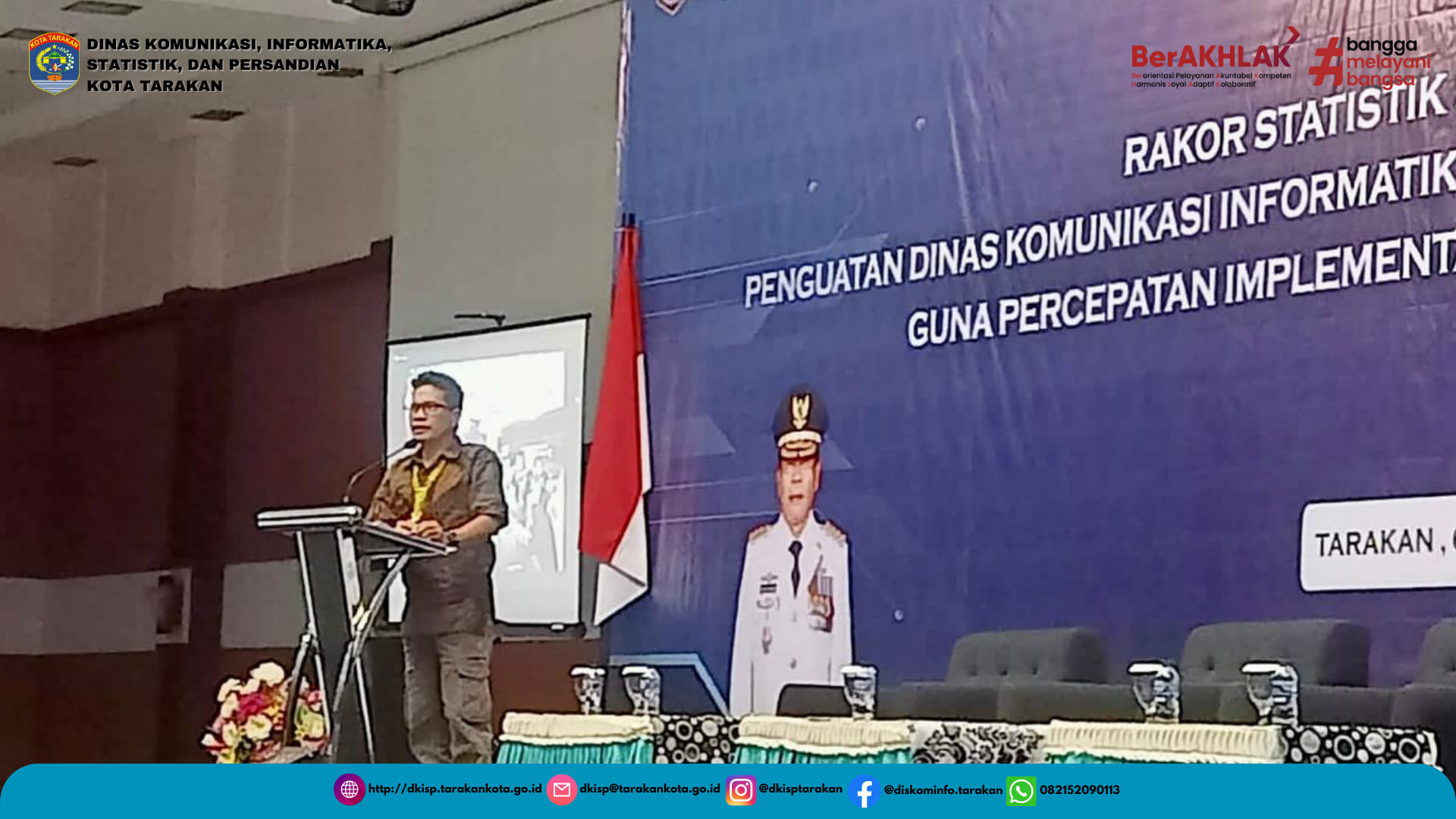 Dkisp Kota Tarakan Mengikuti Rakor Statistik Sektoral Tahun