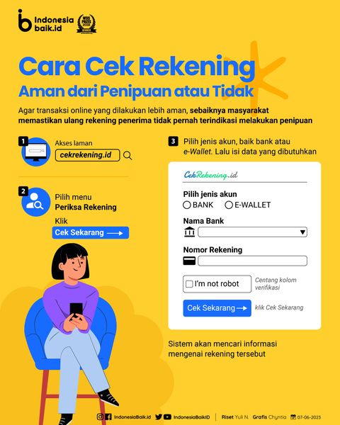 CARA Cek Rekening Aman Penipuan atau Tidak