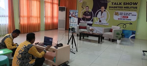 Fasilitasi Kegiatan Talkshow Diabetes Melitus bersama RSU Kota Tarakan