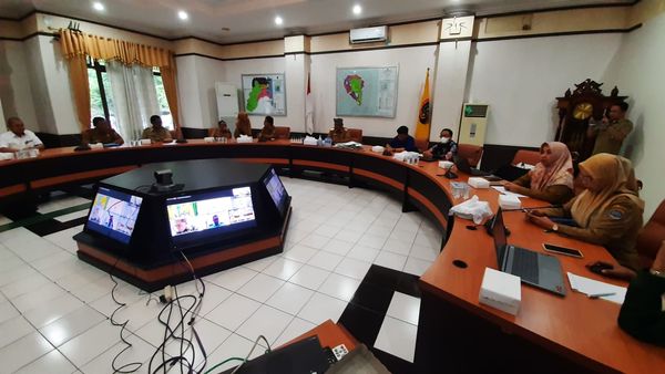 Fasilitasi Zoom Meeting Rapat Koordinasi Pengendalian Inflasi Daerah