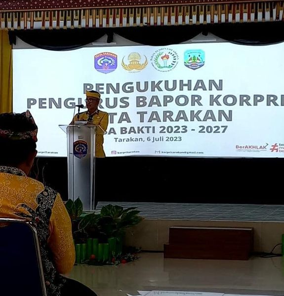 Pengukuhan Pengurus BAPOR KORPRI Kota Tarakan