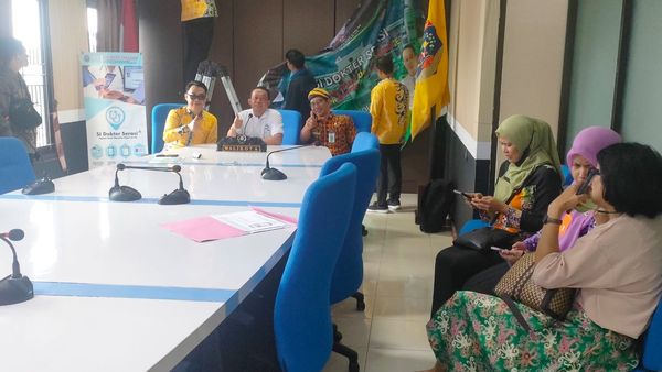 Persiapan acara Persentasi dan Wawancara Finalis Top Inovasi Pelayanan Publik