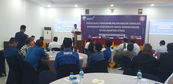 Sosialisasi Persiapan Pelaksanaan Simulasi Dukungan Komunikasi Radio Kebencanaan