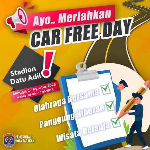 Ayo Meriahkan Car Free Day di Stadion Datu Adil