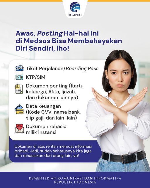 Awas, Posting Hal-hal Ini di Medsos Bisa Membahayakan Diri Sendiri, lho!