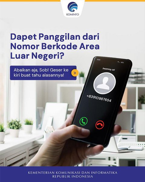 Dapet Panggilan dari Nomor Berkode Area Luar Negeri?