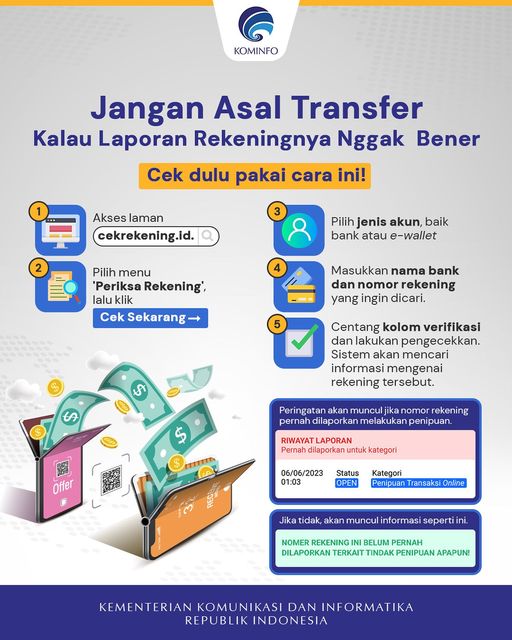 Jangan Asal Transfer