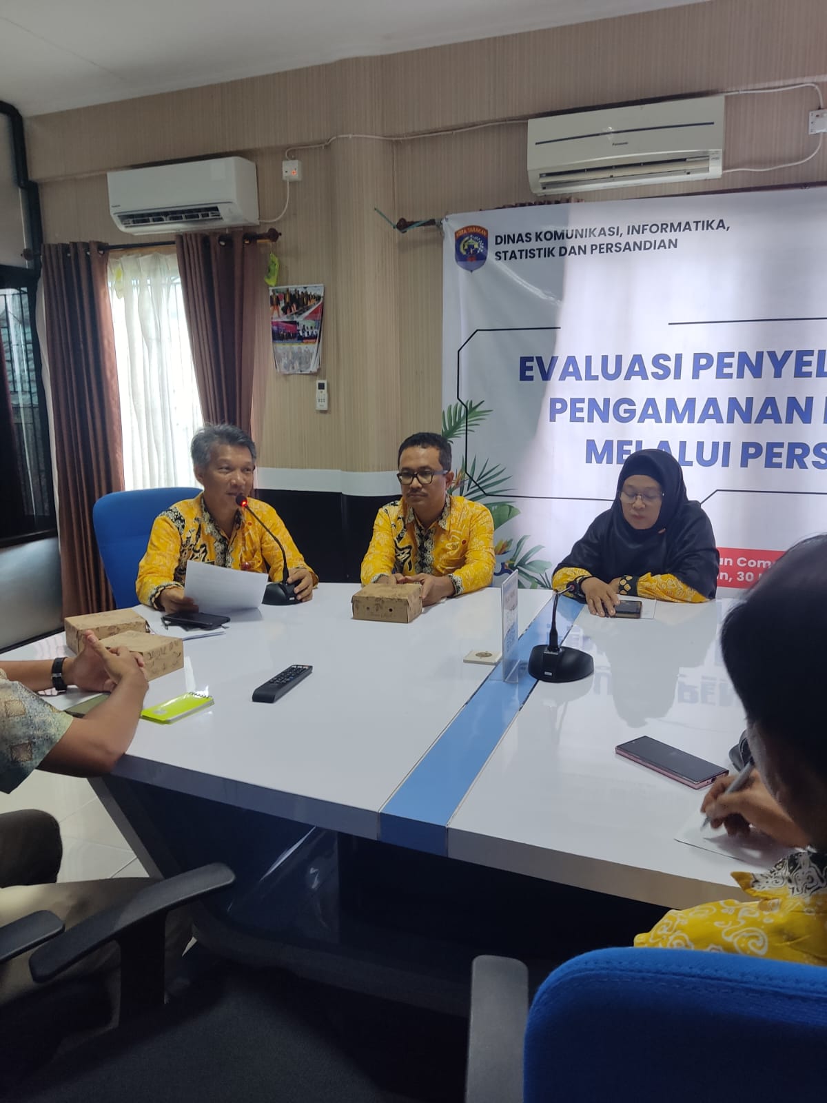 Pertemuan Evaluasi Penyelenggaraan Pengamanan Informasi Melalui Persandian