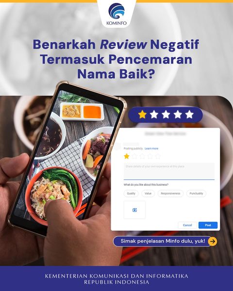 Benarkah Review Negatif Termasuk Pencemaran Nama Baik