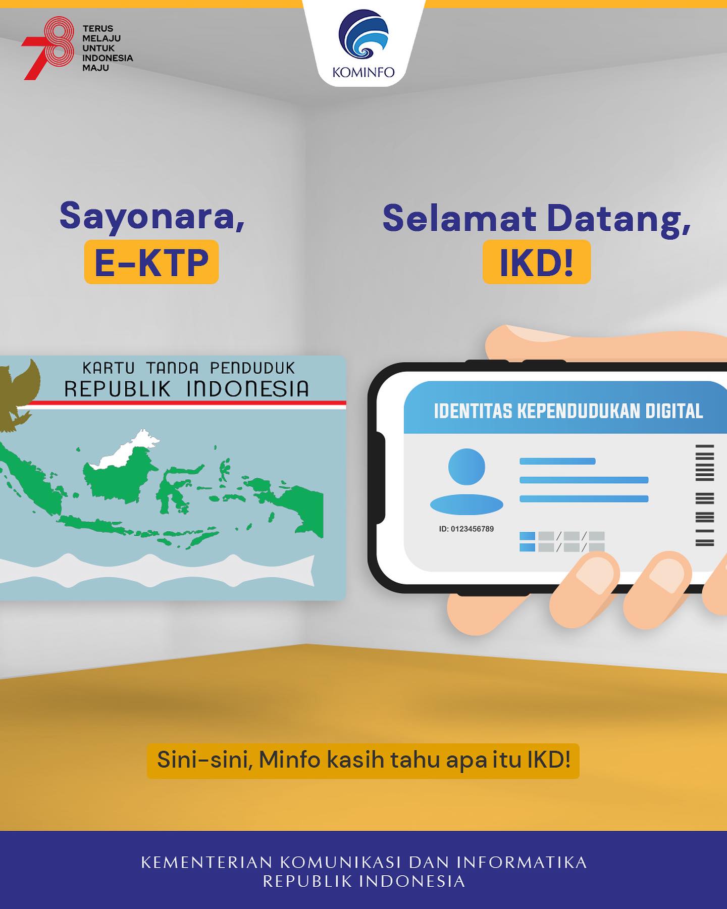 Sayonara E-KTP, Selamat Datang IKD!