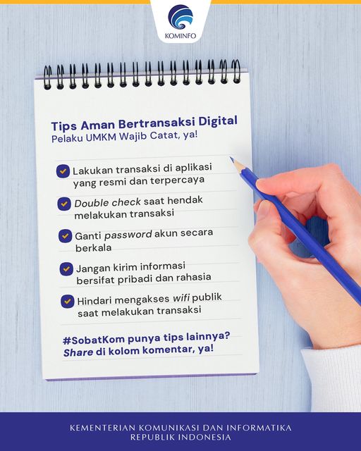 Tips Aman Bertransaksi Digital, Pelaku UMKM Wajib Catat, ya!