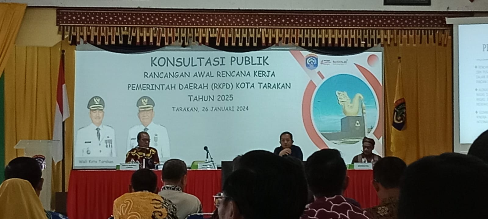 Mengikuti Forum Konsultasi Publik RKPD Kota Tarakan 2025