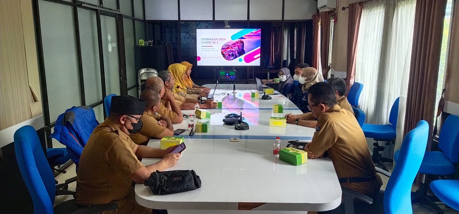 Rapat Pembinaan Penyusunan dan Pengelolaan Website