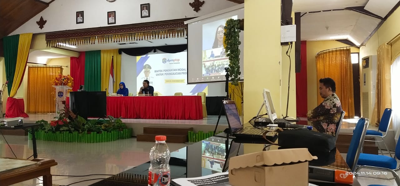 Fasilitasi Zoom Meeting Bimtek Penguatan Modal Usaha untuk Peningkatan Produksi