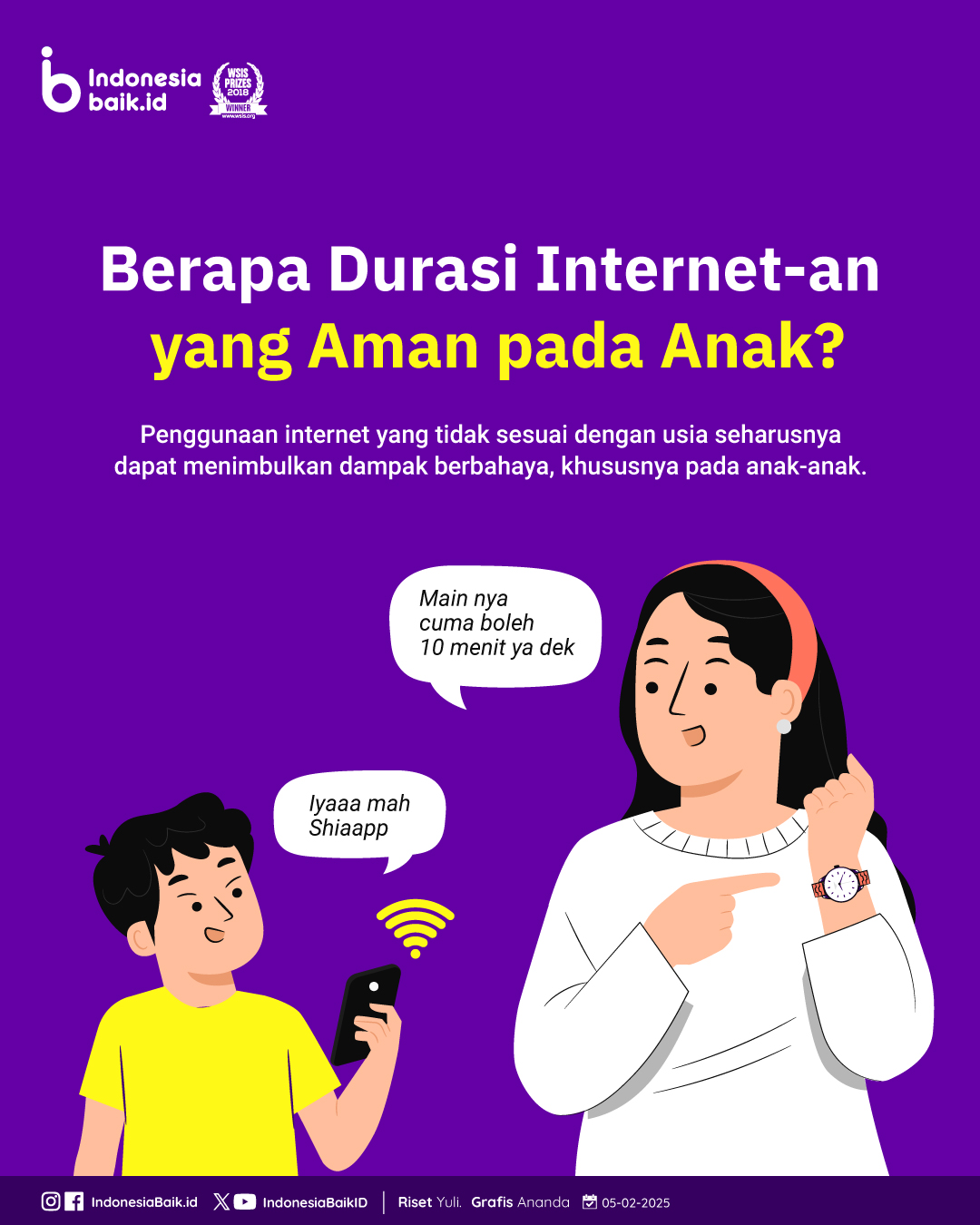 Berapa Durasi Internet-an yang Aman pada Anak?