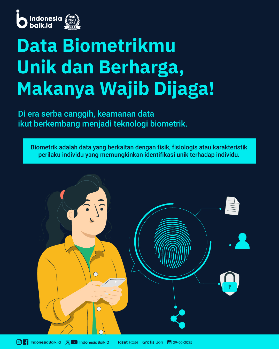 Ini Dia Data Biometrik yang Wajib Dijaga Baik-Baik