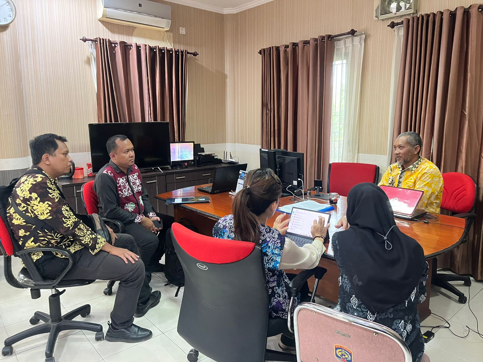 Kunjungan Dari DKISP Propinsi Kaltara