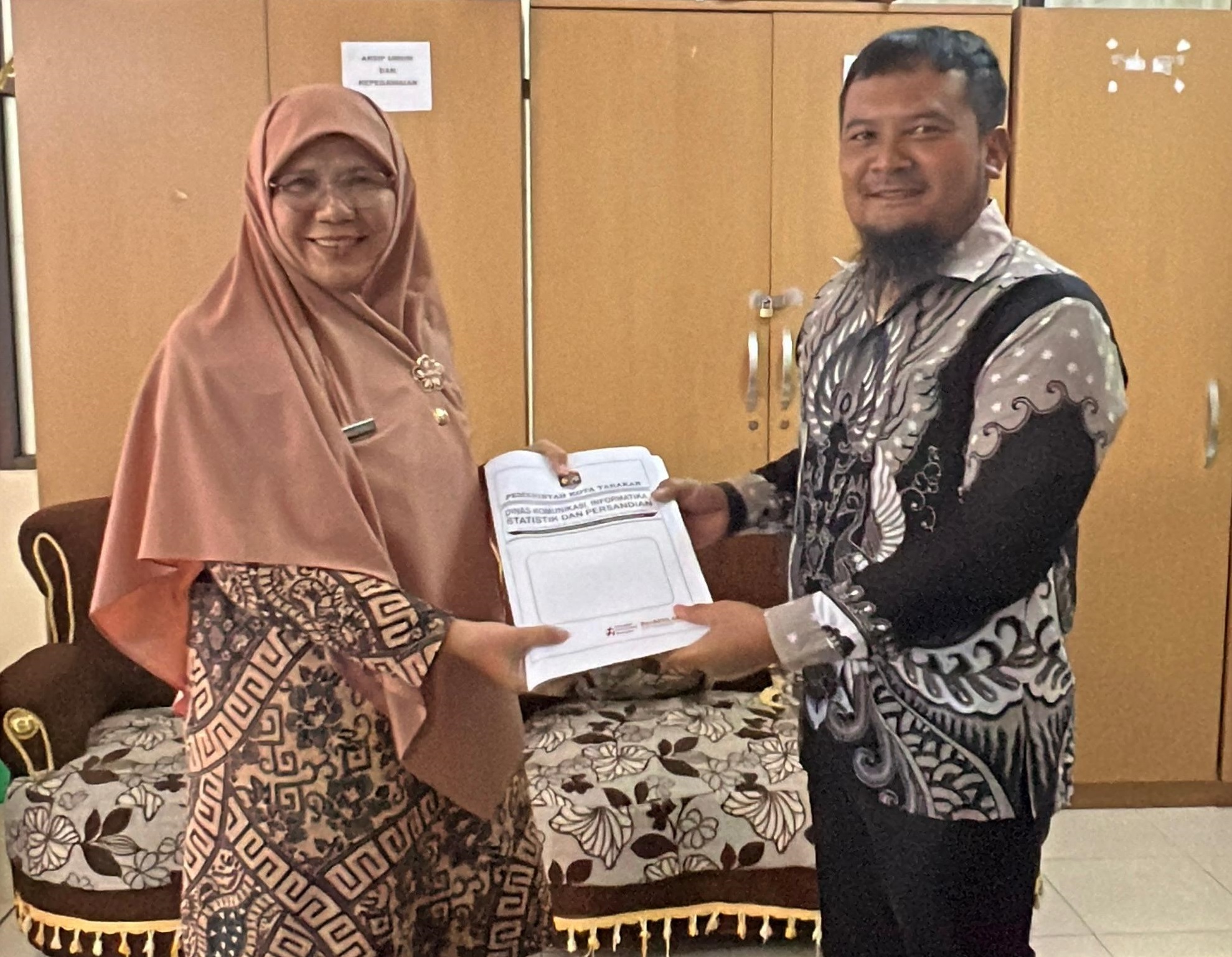 Serah Terima Jabatan Kepala DKISP Kota Tarakan
