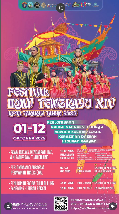 Festival Iraw Tengkayu XIV Kota Tarakan Tahun 2025
