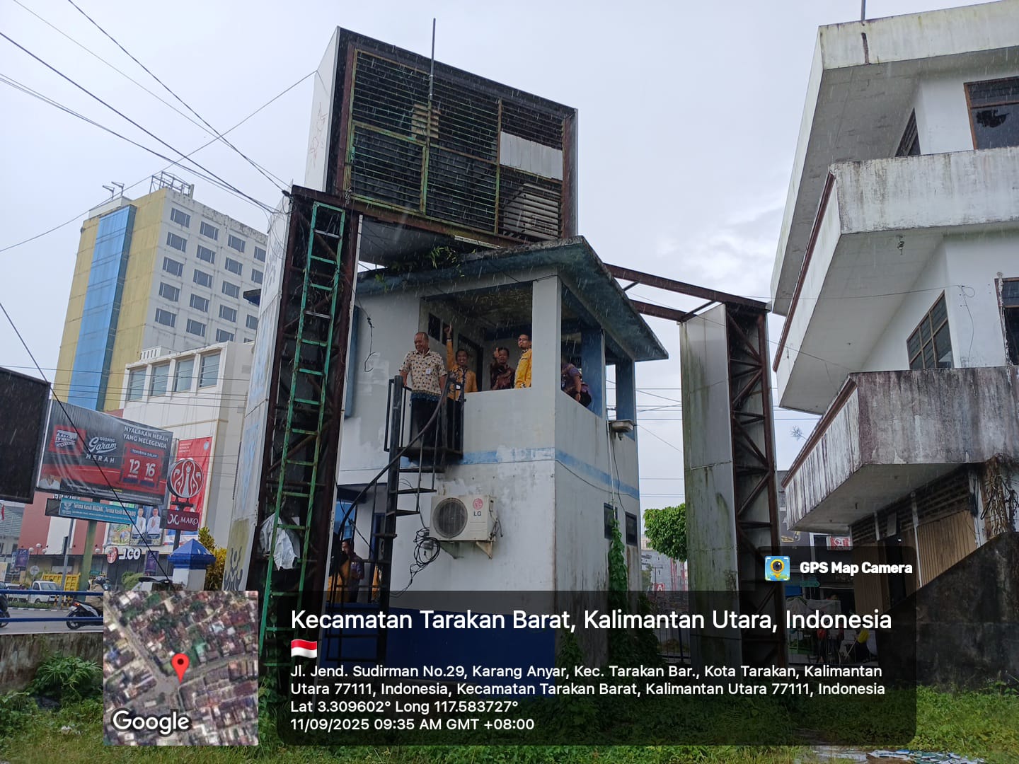 Monitoring Penelitian Videotron Di Jl. Jend. Sudirman Kelurahan Karang Anyar