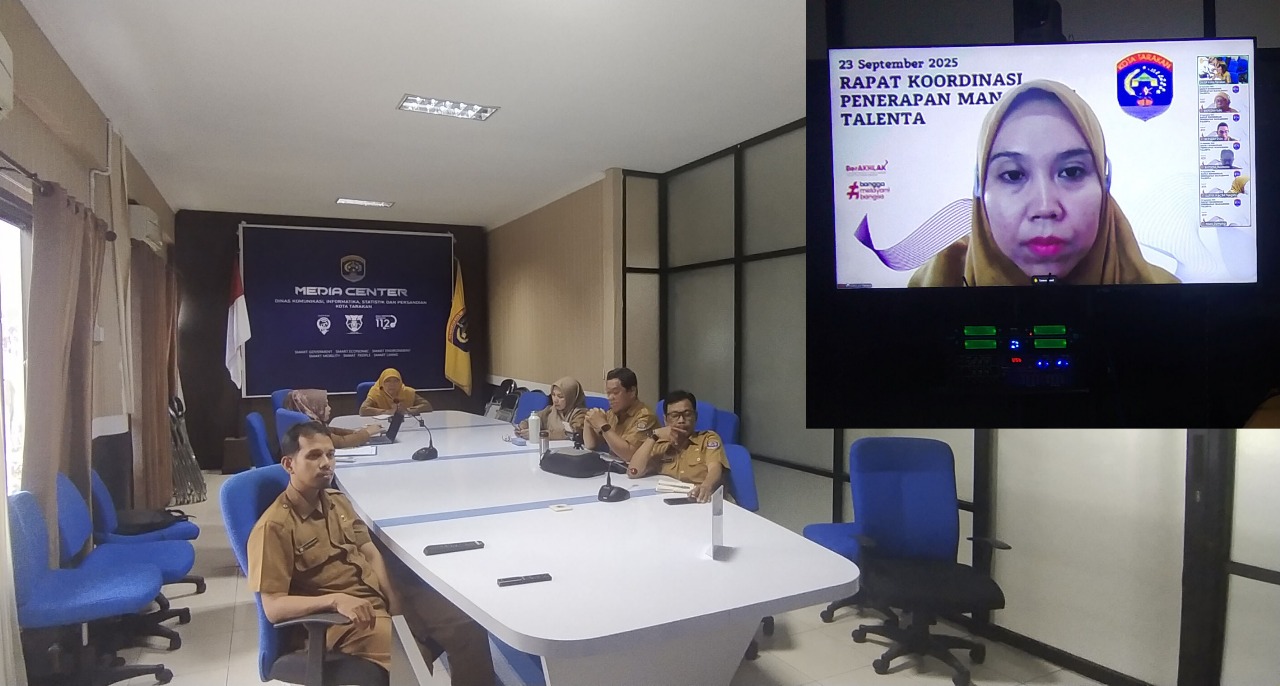 Rapat Koordinasi Penerapan Manajemen Talenta ASN Via Daring