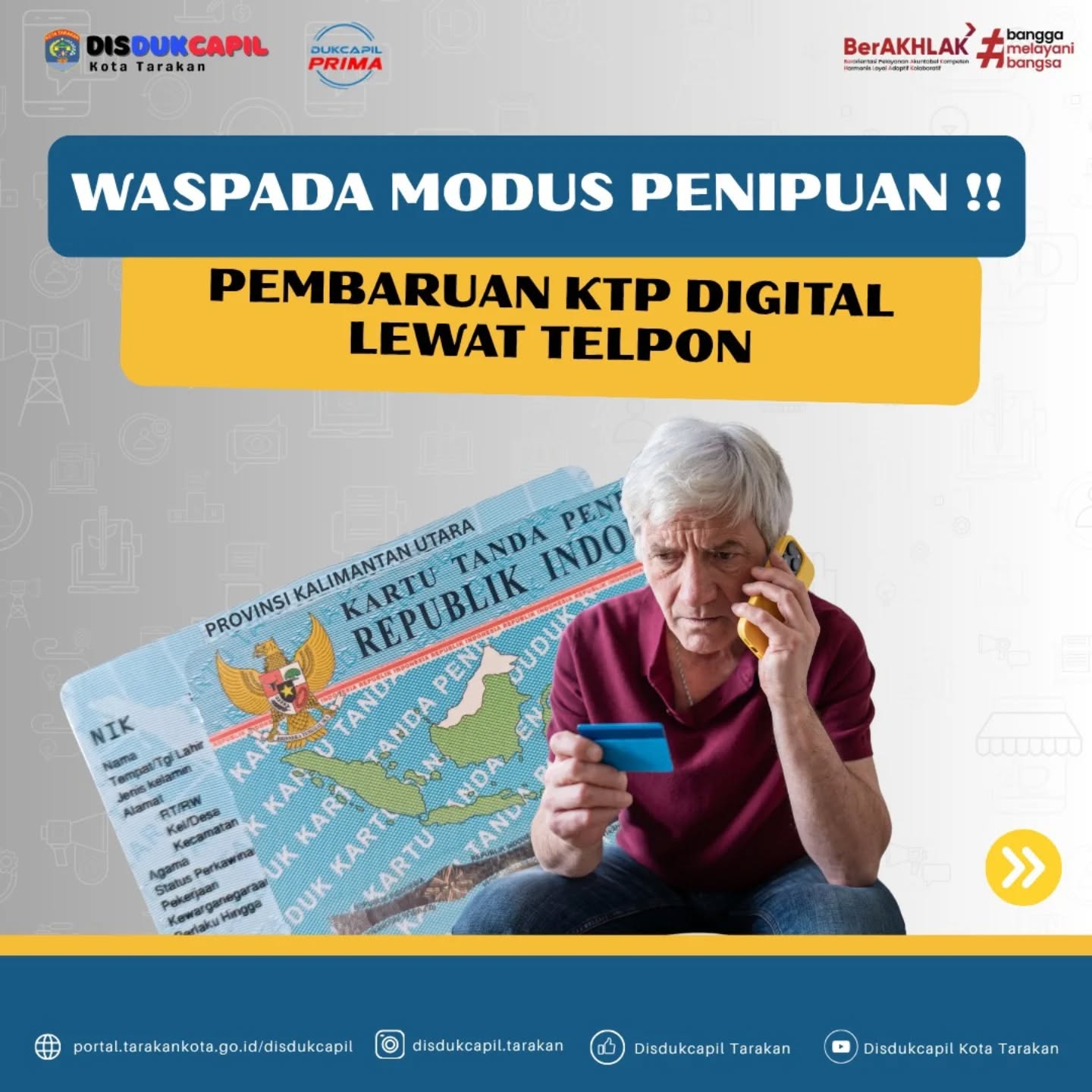 Waspada MODUS PENIPUAN Pembaruan KTP DIGITAL Lewat Telpon