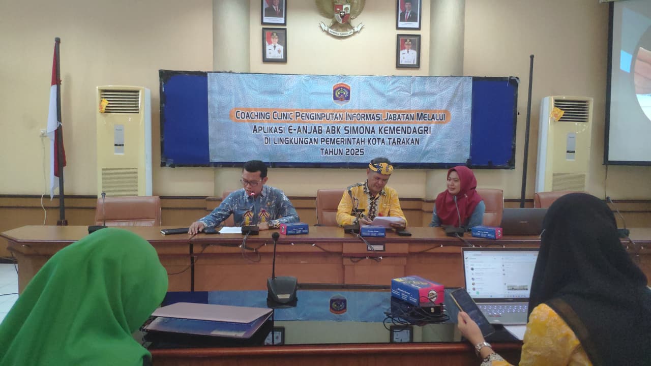 Coaching Clinic Penginputan Informasi Jabatan Melalui Aplikasi e-Anjab ABK Simona Kemendagri Tahun 2025