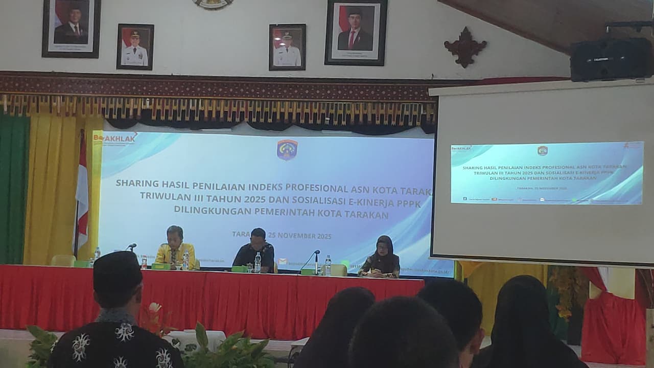DKISP Mengikuti Sharing Hasil Penilaian Indeks Profesionalitas ASN Triwulan II Tahun 2025 serta Sosialisasi E-Kinerja PPPK