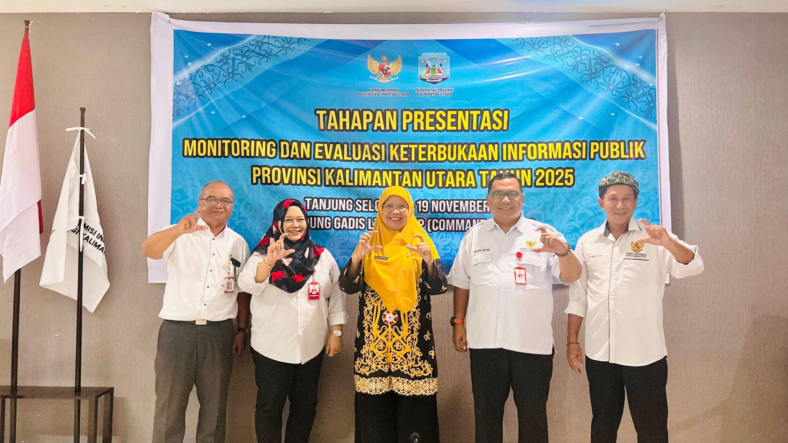 DKISP Tarakan Ikuti Presentasi Monev Keterbukaan Informasi Publik Kaltara 2025