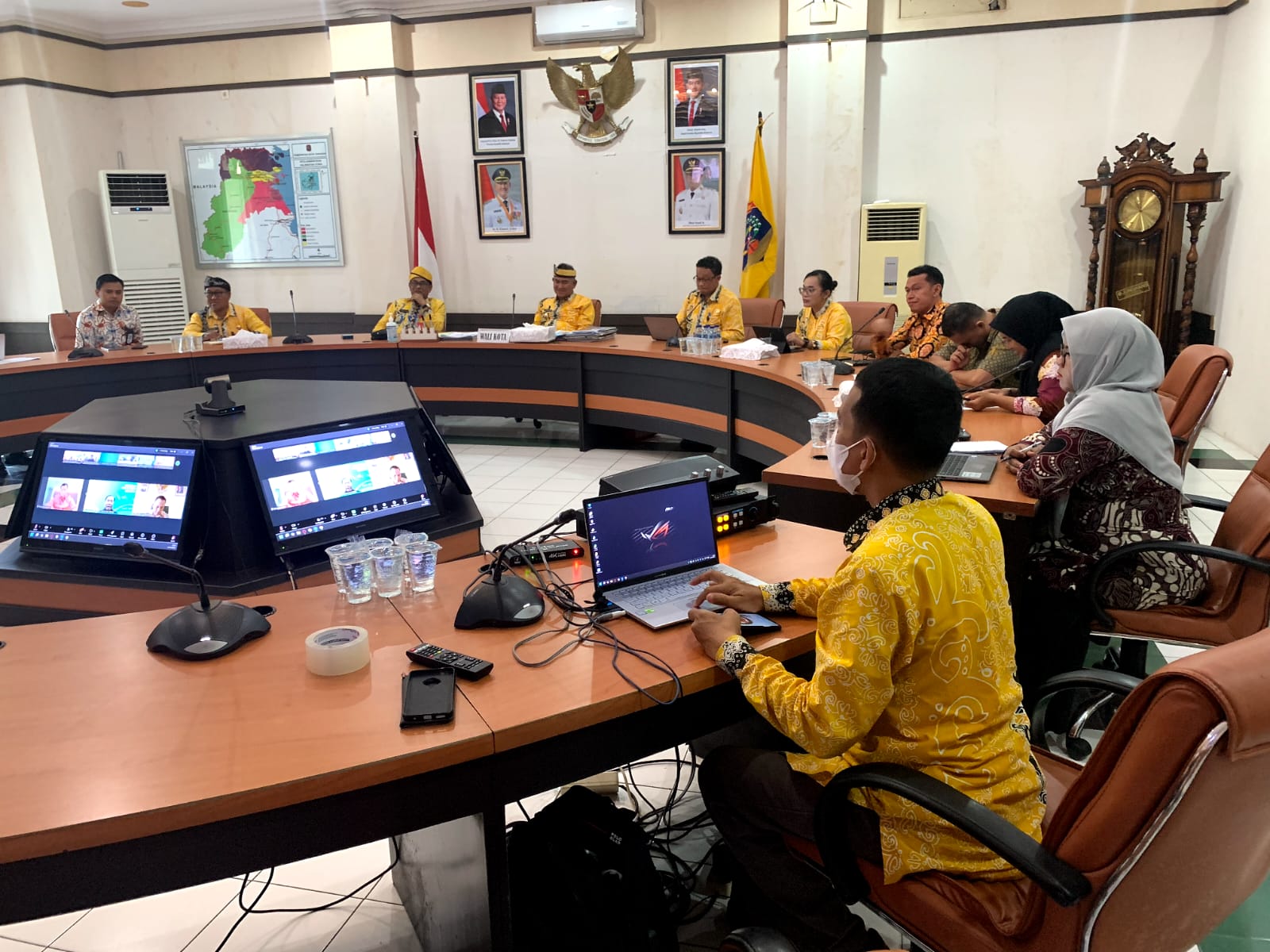 Fasilitasi ViCon Penataan Pegawai Non-ASN Pemkot Tarakan