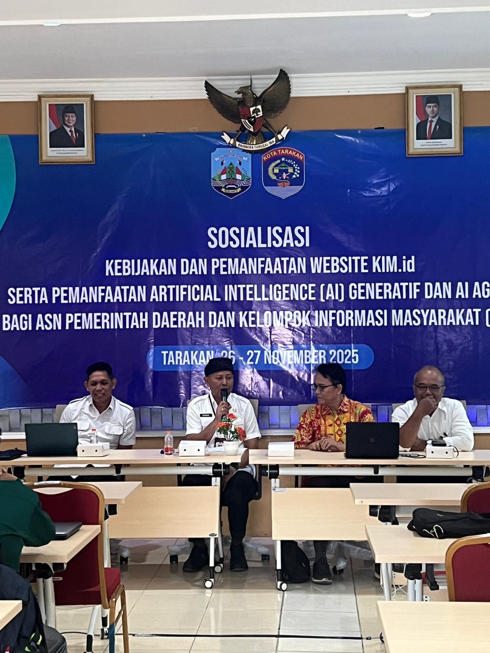 Sosialisasi Kebijakan & Pemanfaatan Website KIM.id serta Teknologi AI