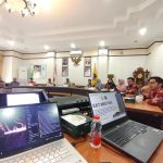 Fasilitasi ViCon Exit Meeting Pemeriksaan Kinerja dan Kepatuhan Pengelolaan Aset serta Pajak Daerah