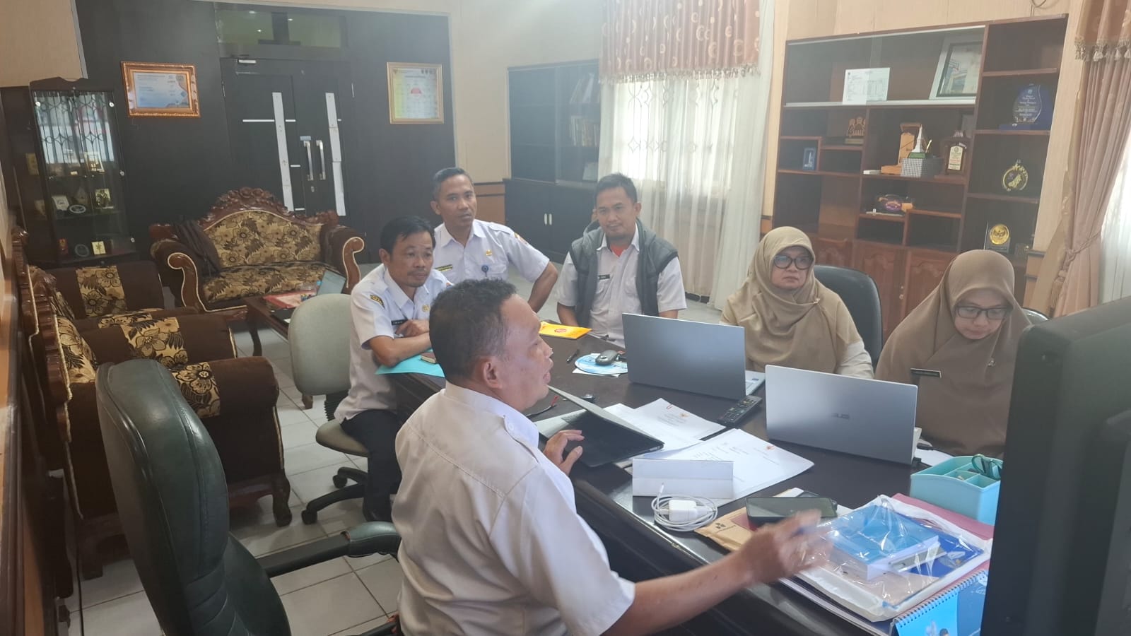 DKISP Tarakan Mengikuti Rapat Koordinasi Terkait Non-ASN