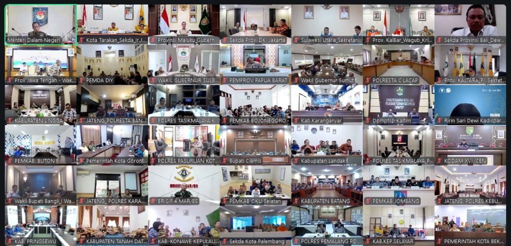 Fasilitas ViCon Rapat Koordinasi Dalam Rangka Mengantisipasi Natal Tahun 2025 dan Tahun Baru 2026