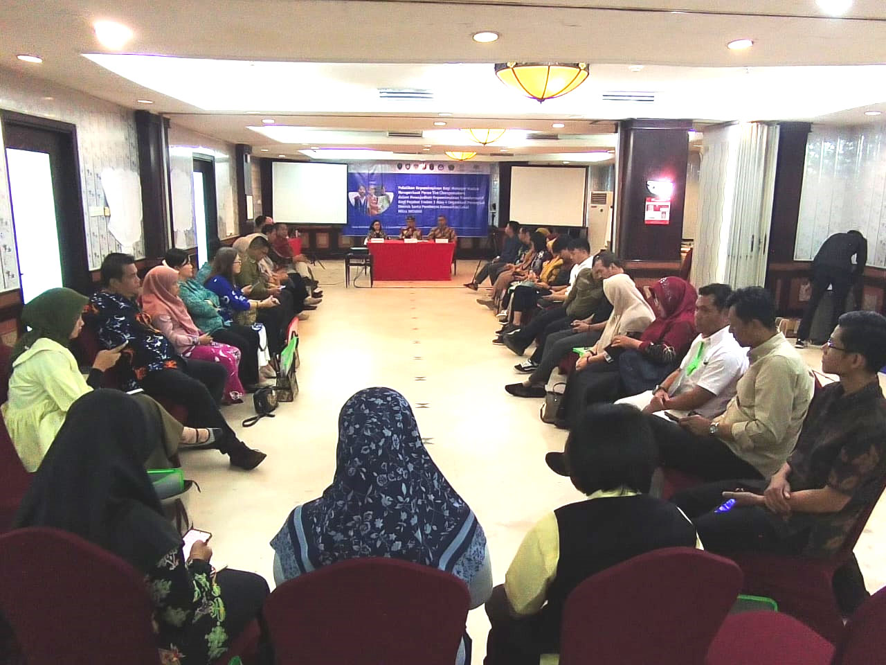 Fasilitasi Video Conference Pelatihan Kepemimpinan bagi Manager Madya (INOVASI)