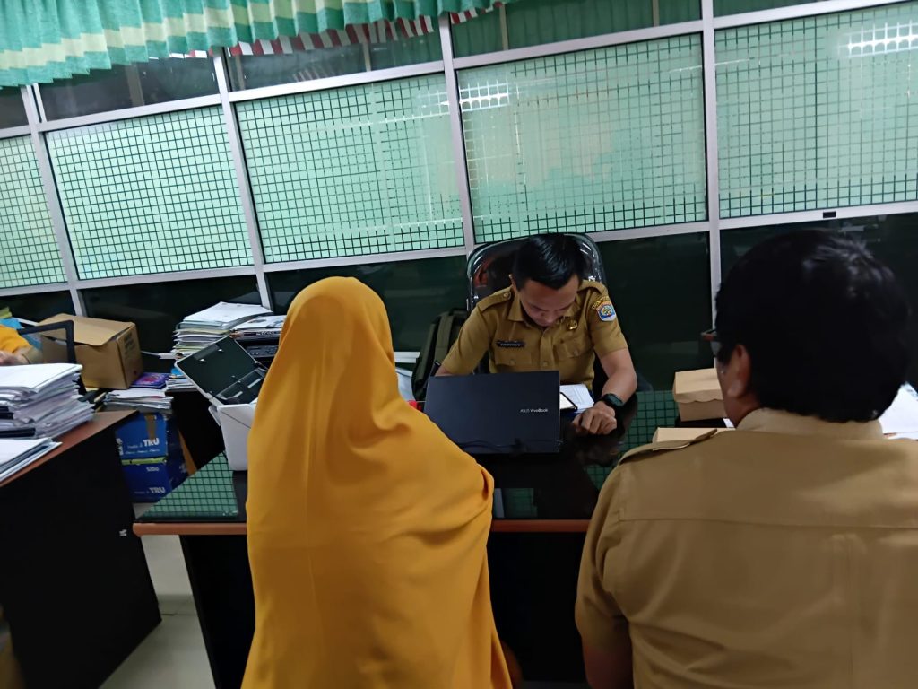 Sub Bagian Perencanaan dan Keuangan DKISP Melaksanakan Asistensi di BPKPAD Tarakan