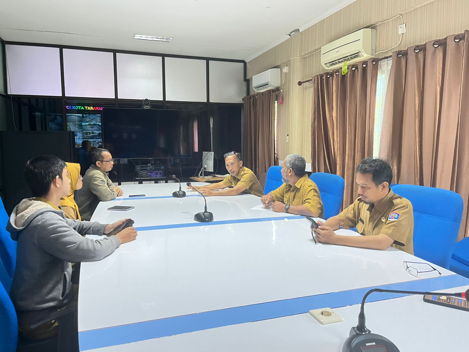 Rapat dengan BKPSDM Kota Tarakan Terkait Aplikasi Presensi