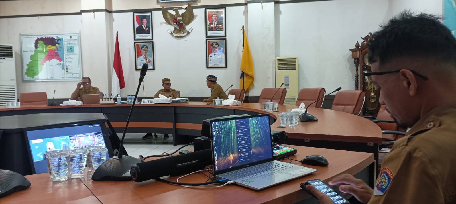 DKISP Tarakan Fasilitasi Rilis IDSD 2025 di Ruang Wali Kota