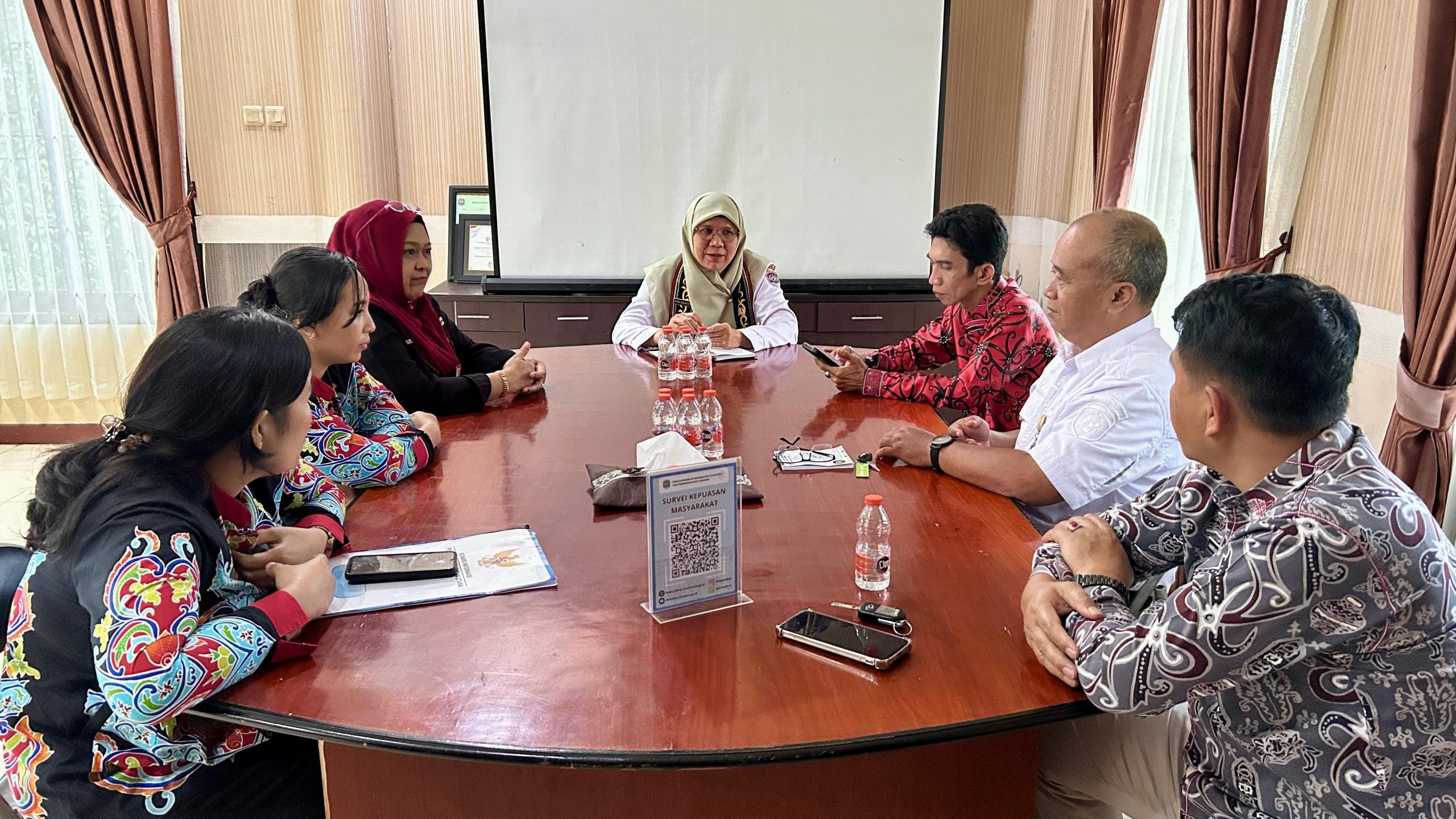 DKISP Tarakan Terima Kunjungan Komisi Informasi Kaltara