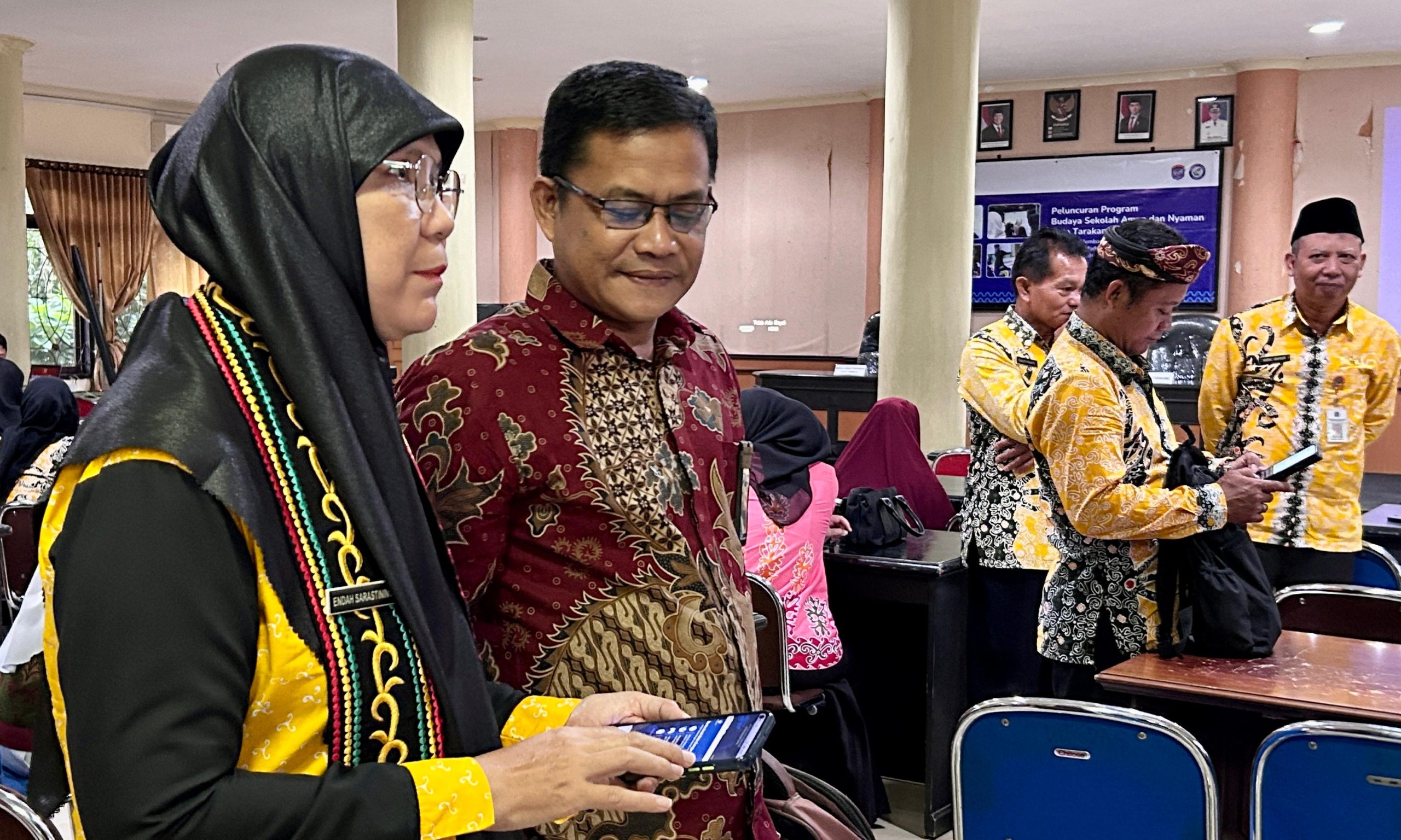 Kepala DKISP Hadiri Peluncuran Program Budaya Sekolah Aman & Nyaman Kota Tarakan