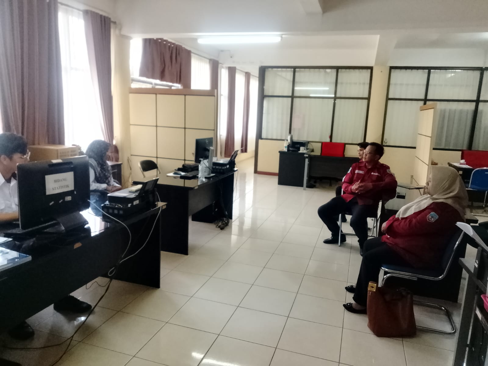 Kunjungan Kerja dari Bidang Statistik DKISP Provinsi Kaltara