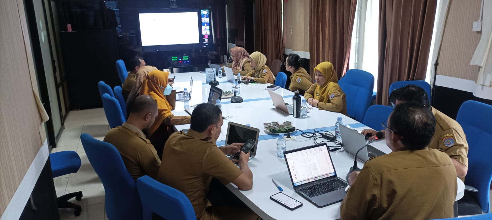 DKISP Tarakan Fasilitasi Zoom Raperwali Bersama Kemenkumham