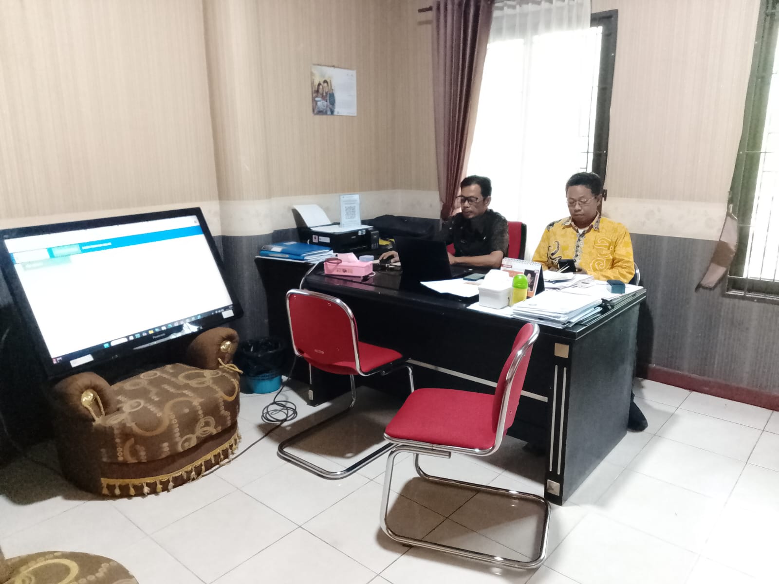 Desk Rakortekrenbang Kaltara Digelar via Zoom