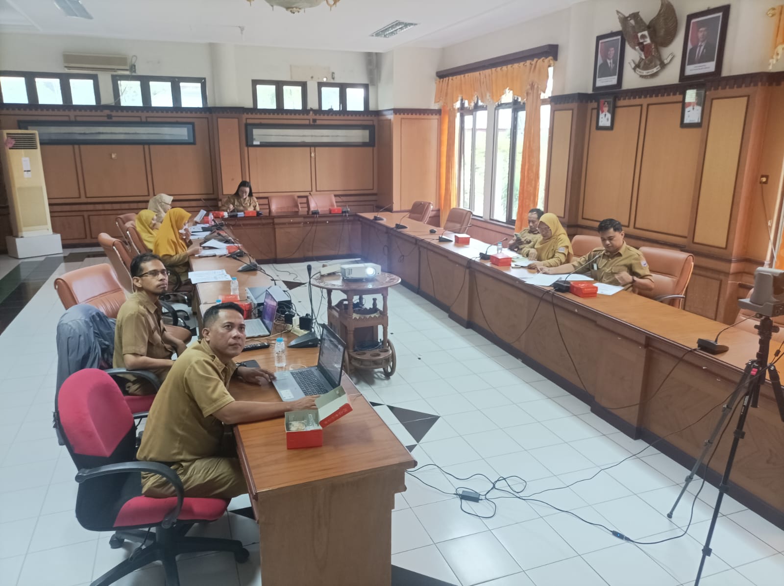 DKISP Fasilitasi Zoom Kerja Sama Pemkot Tarakan dan UNTAG