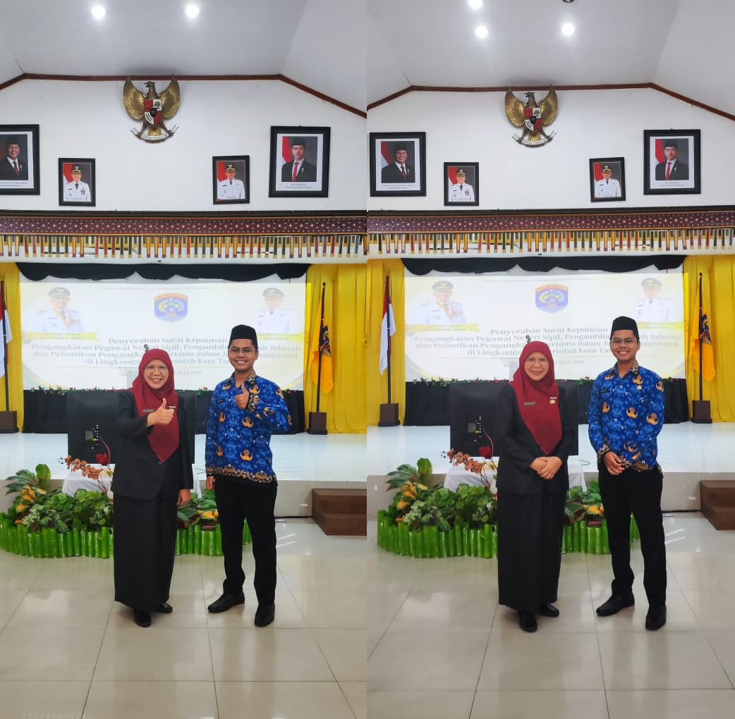 DKISP Hadiri Penyerahan SK Pengangkatan PNS Pemkot Tarakan