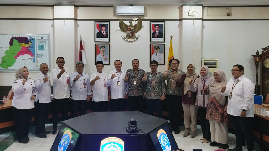 DKISP Tarakan Fasilitasi Vicon Bahas Sekolah Rakyat